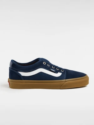 Vans - Buty Skate Chukka Low Sidestripe, male, Niebieski, Size: