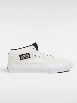 Vans - Buty Skate Half Cab, male, Biały, Size: