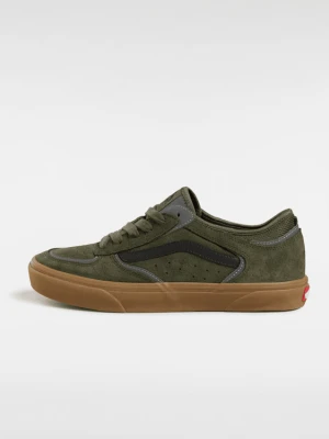 Vans - Buty Skate Rowley, male, Zielony, Size:
