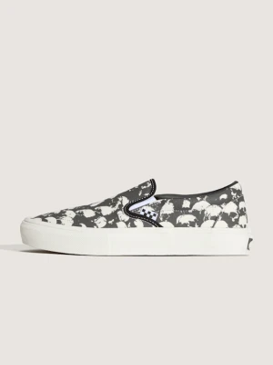 Vans - Buty Skate Slip-On Gum, male, Czarny, Size: