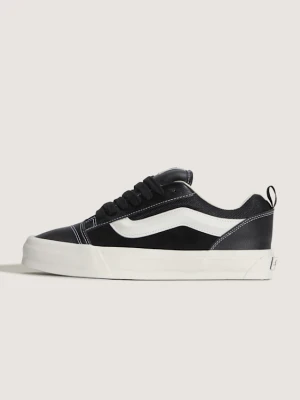 Vans - Buty skórzane Premium Knu Skool, male, Czarny, Size: