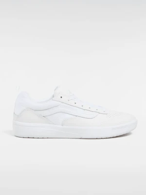 Vans - Buty skórzane Zahba, male, Biały, Size: