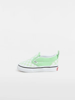 Vans - Buty Slip-On Checkerboard dla dzieci (1-4 lata)unisex, Zielony, Size: