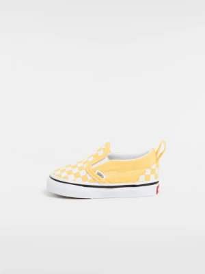 Vans - Buty Slip-On Checkerboard dla dzieci (1-4 lata)unisex, Żółty, Size: