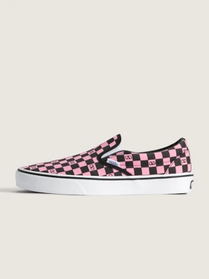 Vans - Buty Valentino Garavani and Vans Classic Slip-On Checkerboard, male, Różowy, Size: