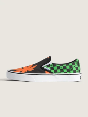 Vans - Buty Valentino Garavani and Vans Classic Slip-On, male, Zielony, Size: