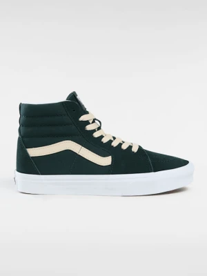 Vans - Buty zamszowe Sk8-Hi, male, Zielony, Size: