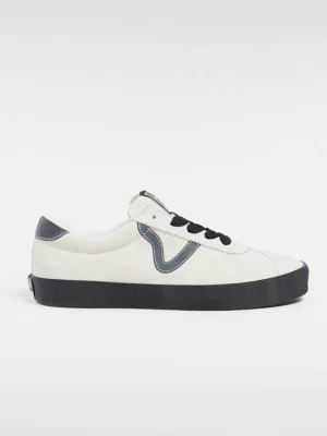 Vans - Buty zamszowe Sport Low, male, Biały, Size:
