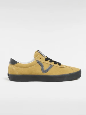 Vans - Buty zamszowe Sport Low, male, Brązowy, Size: