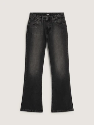 Vans - Spodnie Check-5 Low Rise Boot Cut Denim, female, Czarny