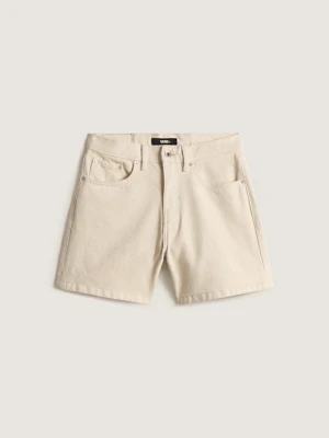 Vans - Check 5 Mid Rise Short oatmeal, female, Beżowy, Size: