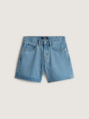 Vans - Check 5 Mid Rise Short STONEWASH/BLUE, female, Niebieski, Size: