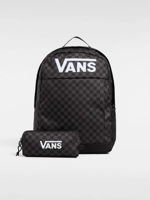 Vans - Chłopięcy plecak Vans Skoolunisex, Szary, Size: