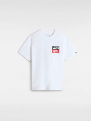 Vans - Chłopięcy T-shirt OG Logo (8-14 lat)unisex, Biały, Size:
