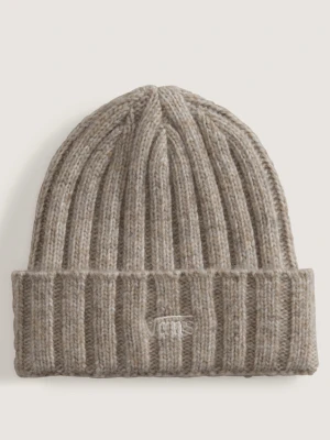 Vans - Covey Tall Cuff Beanie Almond Crisp, male, Beżowy, Size: Jeden Rozmiar