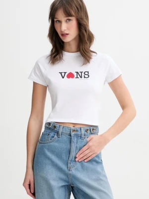 Vans crop top damski bawełniany