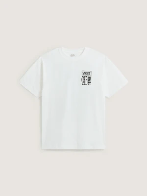 Vans - Cut and Paste SS Tee White, Człowiek, Biały