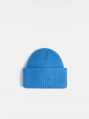 Vans - Czapka beanie Densmore Wide Cuff, male, Niebieski, Size: