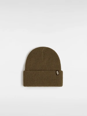 Vans - Czapka beanie Original Shallow Cuff, male, Brązowy, Size: