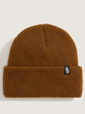 Vans - Czapka beanie Original Shallow Cuff, male, Brązowy, Size: