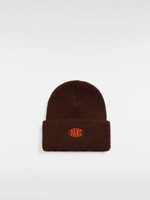 Vans - Czapka beanie Spray On Cuff, male, Brązowy, Size: