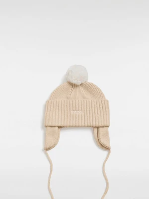 Vans - Czapka beanie Vans 66 Earflap Pom, male, Biały, Size: