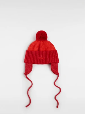 Vans - Czapka beanie Vans 66 Pom, male, Pomarańczowy, Size: