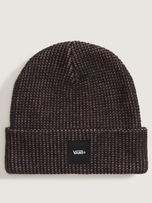 Vans - Czapka beanie Vans Waffle Cuff, male, Czarny, Size:
