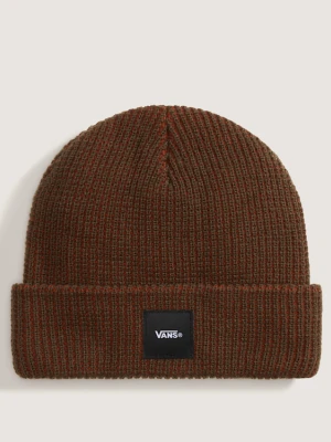 Vans - Czapka beanie Vans Waffle Cuff, male, Pomarańczowy, Size: