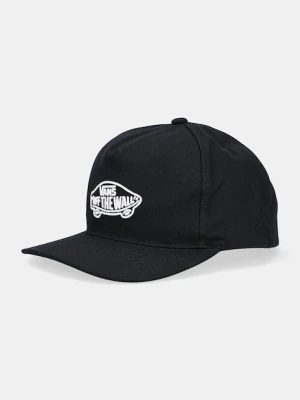 Vans czapka z daszkiem bawełniana kolor czarny VN000QAJBLK1
