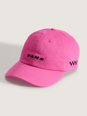 Vans - Czapka z daszkiem Check Side, male, Różowy, Size: