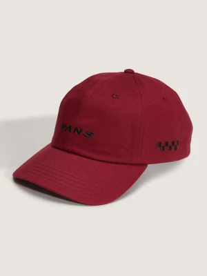Vans - Czapka z daszkiem Check Side Snapback, male, Bordowy, Size: