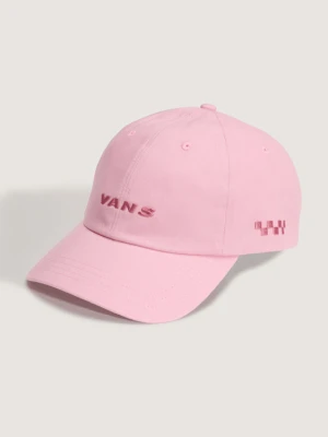 Vans - Czapka z daszkiem Check Side Snapback, male, Różowy, Size: