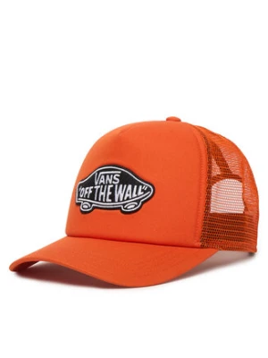Vans Czapka z daszkiem Classic Patch Curved Bill Trucker VN00066X Pomarańczowy