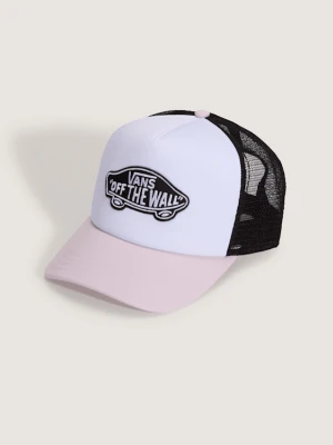 Vans - Czapka z daszkiem Classic Patch Trucker, male, Różowy