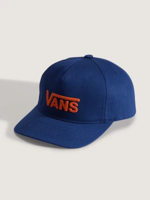 Vans - Czapka z daszkiem Drop V Logo Snapbackunisex, Niebieski, Size: