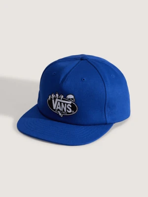 Vans - Czapka z daszkiem Show Off Snapback, male, Niebieski, Size: