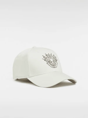 Vans - Czapka z daszkiem Skate Smile Spike, male, Biały, Size: