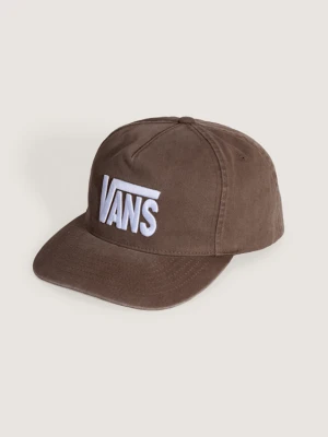 Vans - Czapka z daszkiem Stretch Logo Snapback, male, Brązowy