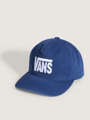 Vans - Czapka z daszkiem Stretch Logo Snapback, male, Niebieski, Size: