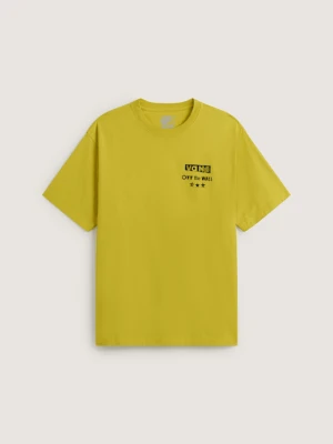 Vans - Distorted Reality SS Tee Dusty Gold, male, Żółty