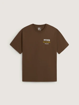 Vans - Distorted Reality SS Tee Vintage Cocoa, male, Brązowy
