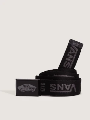 Vans - Drop V Web Belt Black, male, Czarny, Size: Jeden Rozmiar