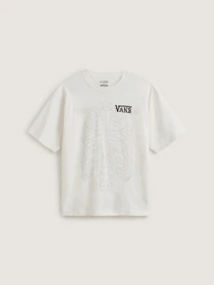Vans - Dwustronny T-shirt Ribcage, male, Biały, Size:
