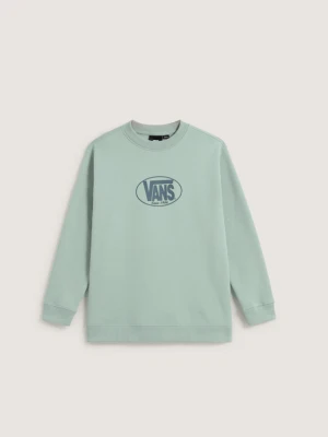 Vans - Dziecięca bluza Classic Oval Crew (8–14 lat)unisex, Niebieski, Size: