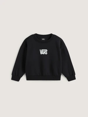 Vans - Dziecięca bluza Stretch Logo Crew (2-8 lat)unisex, Czarny