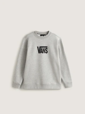 Vans - Dziecięca bluza Stretch Logo Crew (8-14 lat)unisex, Szary, Size: