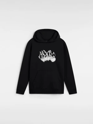 Vans - Dziecięca bluza z kapturem Burnout Pullover (8-14 lat)unisex, Czarny, Size:
