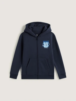 Vans - Dziecięca bluza z kapturem Dizzy Bear Zip (4–8 lat)unisex, Niebieski, Size: