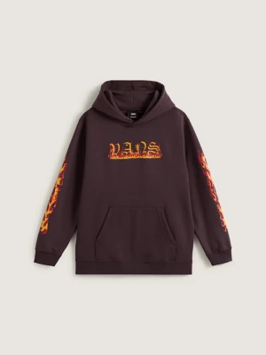 Vans - Dziecięca bluza z kapturem Inferno Pullover (8-14 lat)unisex, Niebieski, Size: